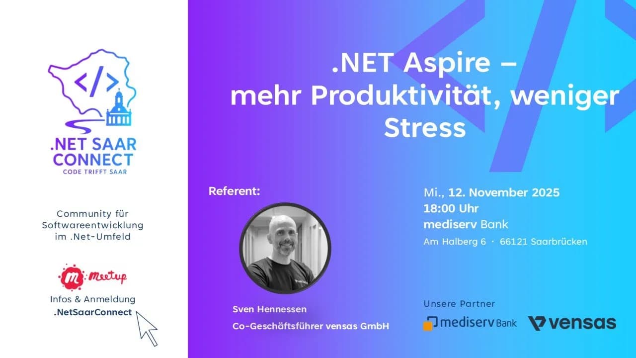 .NET Aspire – mehr Produktivität, weniger Stress .NET Aspire – mehr Produktivität, weniger Stress
